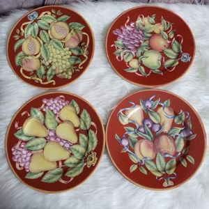 Italian Dessert/Salad Plates Itay 4 Set